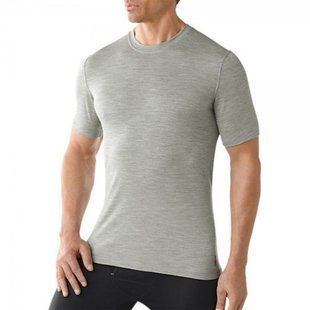 Футболка чоловіча Smartwool NTS Micro 150 Pattern Tee Silver Gray Heather, р. L (SW SN707.040-L)