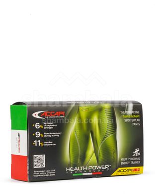 Штани чоловічі Accapi HealthPower, Black/Lime, S (ACC NA403.909-S)