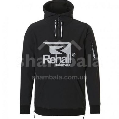 Горнолыжная мужская куртка анорак Soft Shell Rehall Jeff, M - black (60026-1000-M)