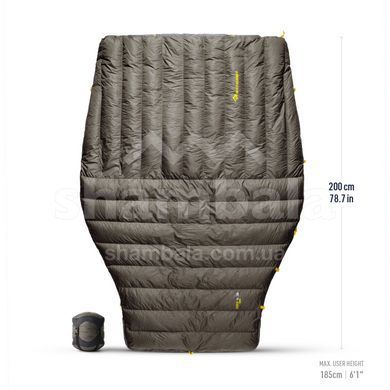 Спальный мешок-квилт Sea to Summit Ember Down Quilt -1C|30F, 185 см, Beluga, Regular (STS ASL042012-050103)