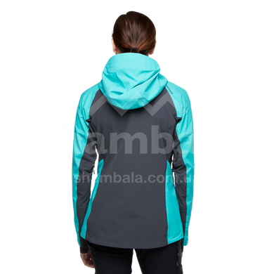 Мембранна жіноча куртка Soft Shell Black Diamond Dawn Patrol Hybrid Shell, XS - Dark Patina (BD 7450054050XSM1)