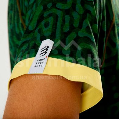 Футболка Compressport Training Tshirt SS - Camo Neon 2020 року, Jungle Green, L (AM00039L 604 00L)