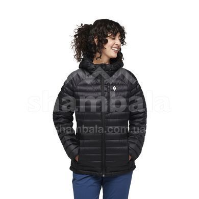 Жіночий легкий пуховик Black Diamond W Deploy Down 1.0 Hoody, Black, L (BD 7440930002LRG1)