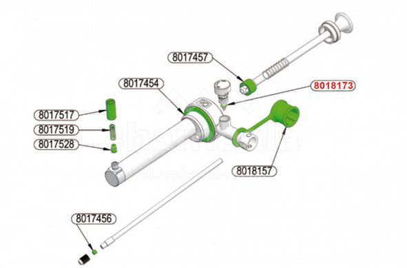 Уплотнительное кольцо регулятора топливного насоса Optimus O-Ring for Pump Spindle для Nova/Nova+ (8018173)
