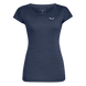 Женская футболка Salewa Puez Melange DRY W S/S Tee, Navy blazer melange, 38/32 (26538/3966 38/32)