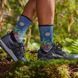 Шкарпетки жіночі Smartwool Women's Trail Run Targeted Cushion Mountain Print Crew, Twilight Blue, M (SW SW002698.G74-M)