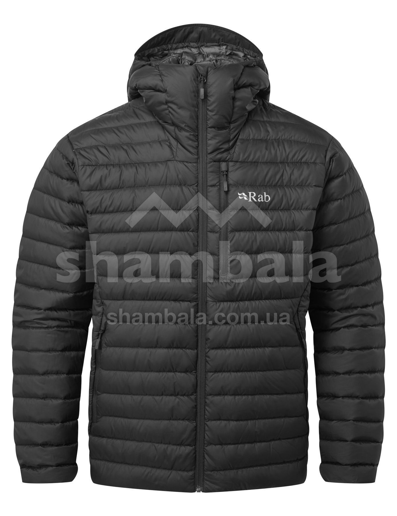 ジャケット・アウター Rab Microlight Alpine Jacket UK S Мужской легкий пуховик Rab Microlight Alpine Jacket, Black, S (RB