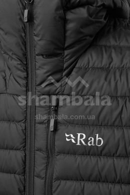 Мужской легкий пуховик Rab Microlight Alpine Jacket, Black/Graphene, L (RB QDB-12-BG-L)