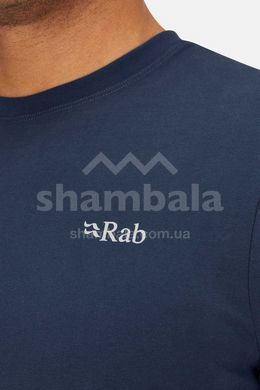 Футболка чоловіча Rab Basecamp 3 Peaks Tee, Beluga, S (RB QCC-05-BEL-SML)