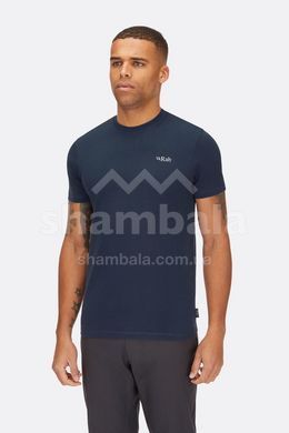 Футболка чоловіча Rab Basecamp 3 Peaks Tee, Beluga, S (RB QCC-05-BEL-SML)
