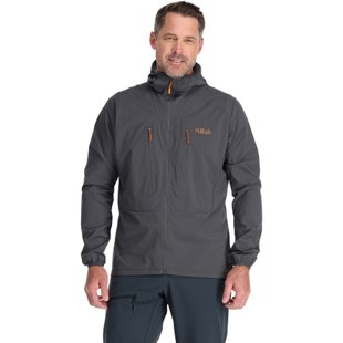 Чоловіча куртка Soft Shell Rab Borealis Jacket, Graphene, XXL (RB QWS-35.GR-XXL)