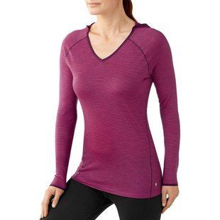 Термофутболка жіноча Smartwool NTS Micro 150 Pattern Hoody Bright Pink, р.M (SW SN413.684-M)