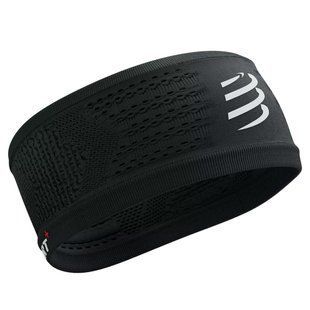 Повязка на голову Compressport Headband On/Off, Black/White, One Size (CMS XBNU3909002TU)