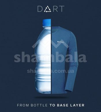 Футболка мужская Montane Dart Long Sleeve T-Shirt, Antarctic Blue, M (5056237062699)