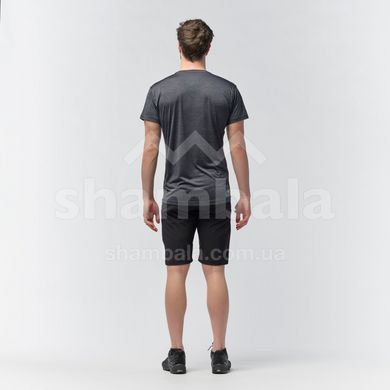 Футболка мужская Salewa PUEZ MELANGE DRY M S/S TEE, Black Out Melange, 48/M (26537/0911 48/M)