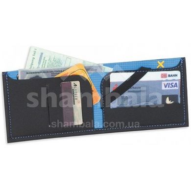 Кошелек Tatonka HY Coin Wallet, Black/Bright Blue (TAT 2880.238)