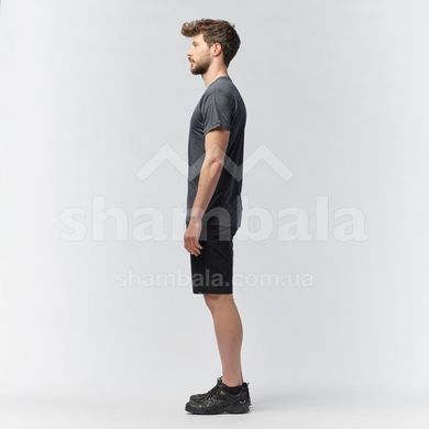 Футболка мужская Salewa PUEZ MELANGE DRY M S/S TEE, Black Out Melange, 48/M (26537/0911 48/M)