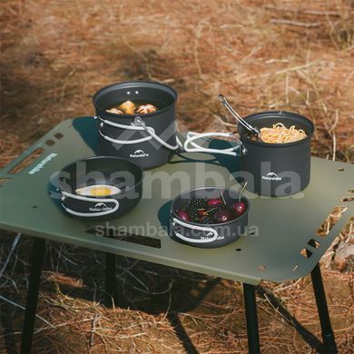 Набір посуду Naturehike NH18T018-G, Grey (6927595785515)