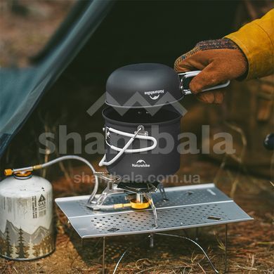 Набір посуду Naturehike NH18T018-G, Grey (6927595785515)