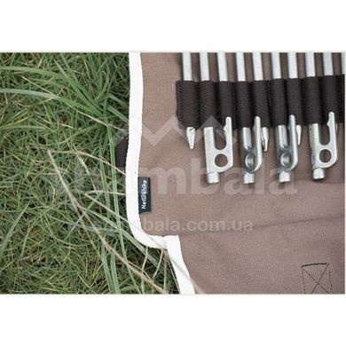 Чохол-органайзер для кілочків Naturehike NH20PJ093, Brown, Large (6927595705452)