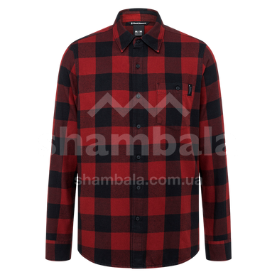 Сорочка чоловіча Black Diamond M Zodiac LS Flannel Shirt, L - Dark Crimson / Smoke Plaid (BD 753006.9164-L)