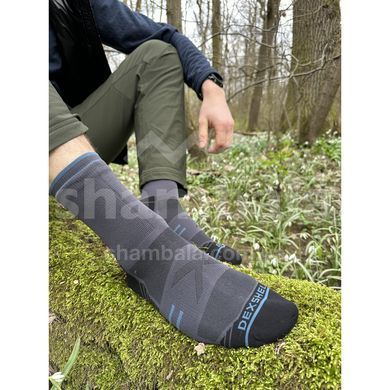 Шкарпетки водонепроникні Dexshell Running Lite 2.0 Socks, grey, S (36-38) (6954358901745)