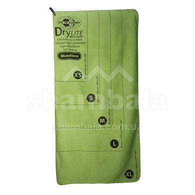 Полотенце из микрофибры DryLite Towel, S - 40х80см, Lime от Sea to Summit (STS ADRYASLI)