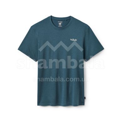Футболка чоловіча Rab Crimp Collage Tee, Orion Blue, L (RB QCC-42-ORB-LRG)