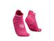 Носки Compressport Pro Racing Socks V4.0 Ultralight Run Low, Hot Pink/Summer Green, T2 (XU00051B 379 0T2)