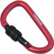 Карабин Munkees 3248 D with Screw Lock 8 mm x 80 mm Red (MNKS 3248-RD)
