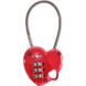 Брелок-замок Munkees 3606 TSA Combi Lock Heart Red (MNKS 3606-RD)