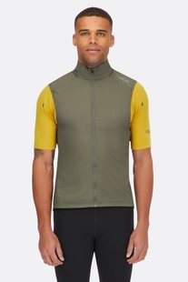 Жилет чоловічий велосипедний Rab Cinder Windveil Vest, Light Khaki, S (QWS-72-LKH-SML)