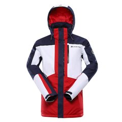 Горнолыжная мужская теплая мембранная куртка Alpine Pro MALEF, Red/Dark blue, L (MJCY574442 L)
