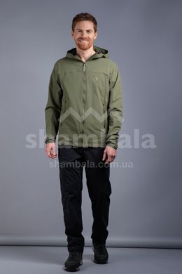 Трекінгова чоловіча куртка Soft Shell Tatonka Cesi M's Hooded Jacket, Olive, M (TAT 8610.331-M)