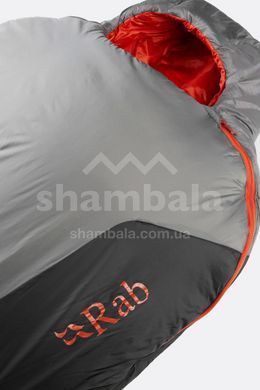 Спальный мешок Rab Solar Ultra 1 Regular, (-4&deg;C), 185 см - Left Zip, Granite (QSS-05-GRA-REG-LZ)