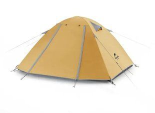 Палатка двухместная Naturehike P-Series NH18Z022-P, 210T/65D, Yellow (6927595783610)