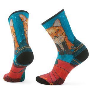 Шкарпетки жіночі Smartwool Women's Hike Targeted Cushion Geo Fox Printt Crew, Capri, S (SW SW002687.810-S)
