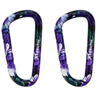 Карабін Munkees Flower Purple 6 мм x 60 мм, пара, Purple (6932057833253)
