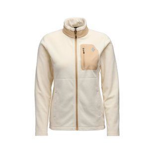 Кофта флісова жіноча Black Diamond W Rift FZ Fleece Jacket, Chalk/Khaki, XS (BD 7441189737XSM1)