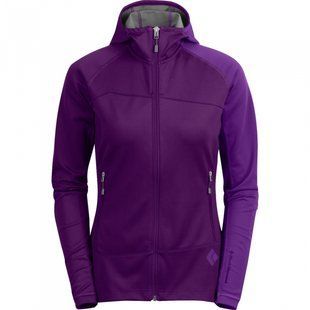 Треккинговая женская куртка Soft Shell. Black Diamond Flow State Hoody, XS - Grape (BD Q6VT.560-XS)
