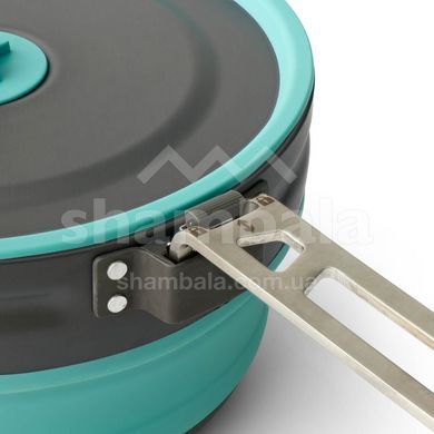 Каструля складна з чохлом Sea to Summit Frontier UL Collapsible Pot w/Sack, 2.2 L, Aqua Sea Blue (STS ACK025021-390202)