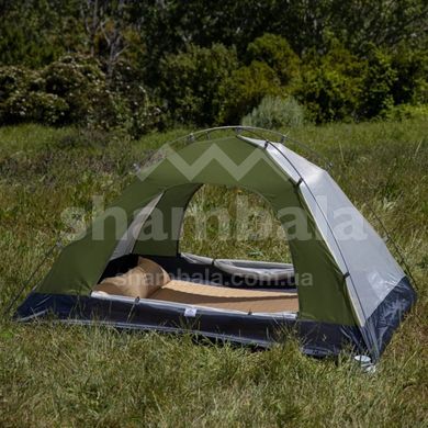 Палатка двухместная Naturehike P-Series NH18Z022-P, 210T/65D, Dark Khaki (6927595783627)
