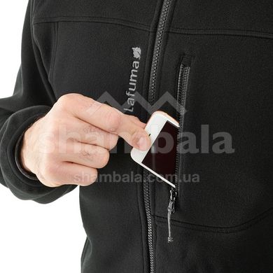 Чоловіча флісова кофта з рукавом реглан Lafuma Access Zip-In, Black, M (3080094568867)