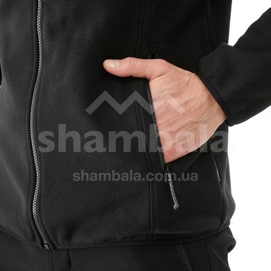 Чоловіча флісова кофта з рукавом реглан Lafuma Access Zip-In, Black, M (3080094568867)