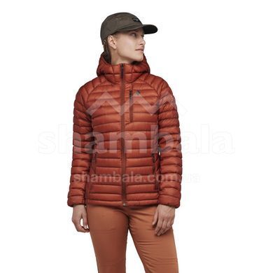 Жіночий легкий пуховик для трекінгу Black Diamond W Approach Down Hoody, Burnt Sienna, S (BD 7440936044LRG1)