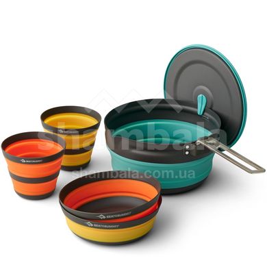 Набір посуду Sea to Summit Frontier UL Collapsible One Pot Cook Set w/ 2.2L Pot, на 2 персони (STS ACK026031-122101)