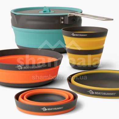 Набір посуду Sea to Summit Frontier UL Collapsible One Pot Cook Set w/ 2.2L Pot, на 2 персони (STS ACK026031-122101)