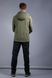 Треккинговая мужская куртка Soft Shell Tatonka Cesi M's Hooded Jacket, Olive, M (TAT 8610.331-M)