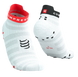 Шкарпетки Compressport Pro Racing Socks v4.0 Ultralight Run Low, White/Fluo Red/Black, T1 (7630102587463)