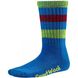 Шкарпетки дитячі Smartwool Striped Hike Light Crew Socks Bright Blue, р.M (SW SW136.378-M)